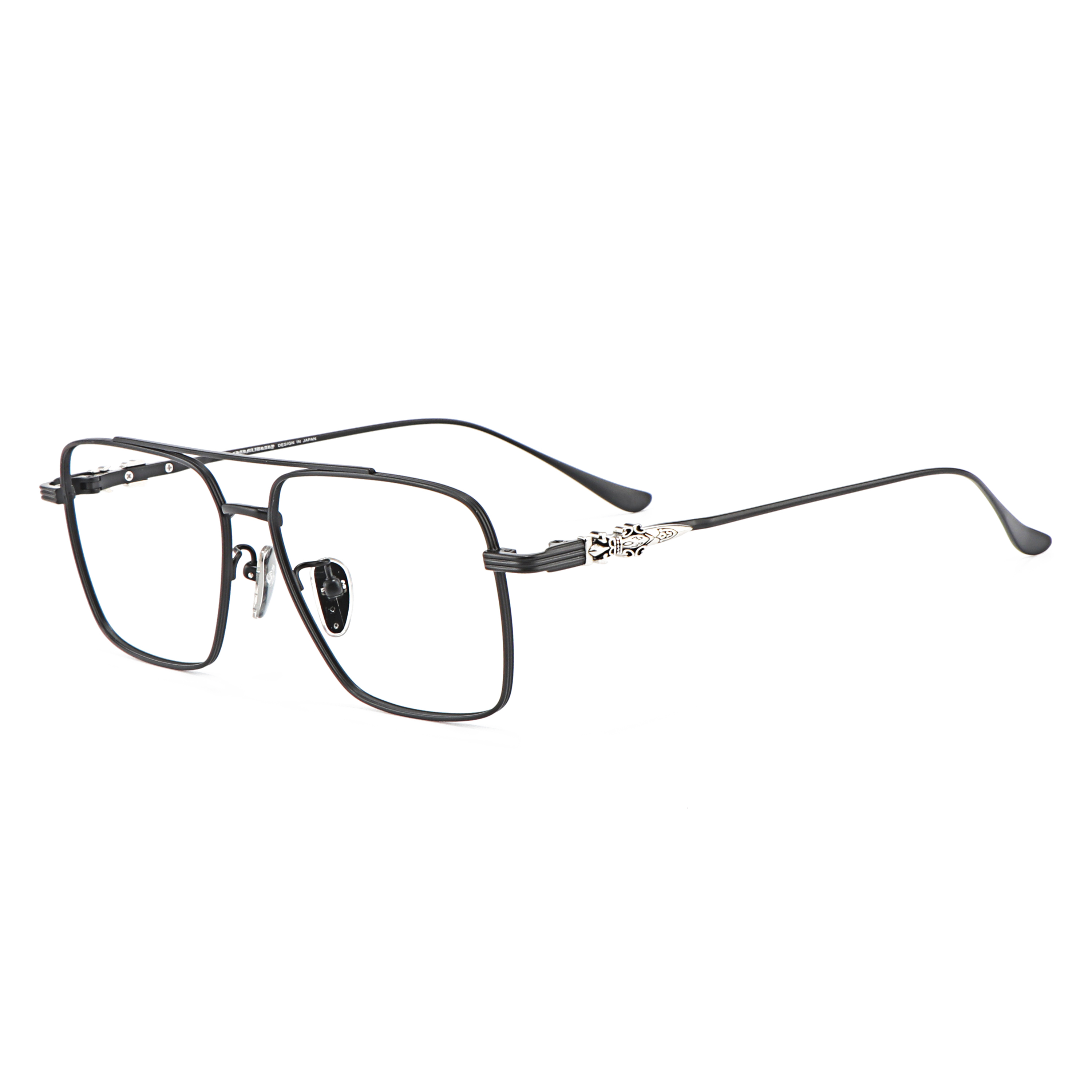 Classic Pilot Black Gold Presbyopia Multi Focus Luxury Brand Three Dimensional Silver Jewelry Carving Fashion Women Men Glasses