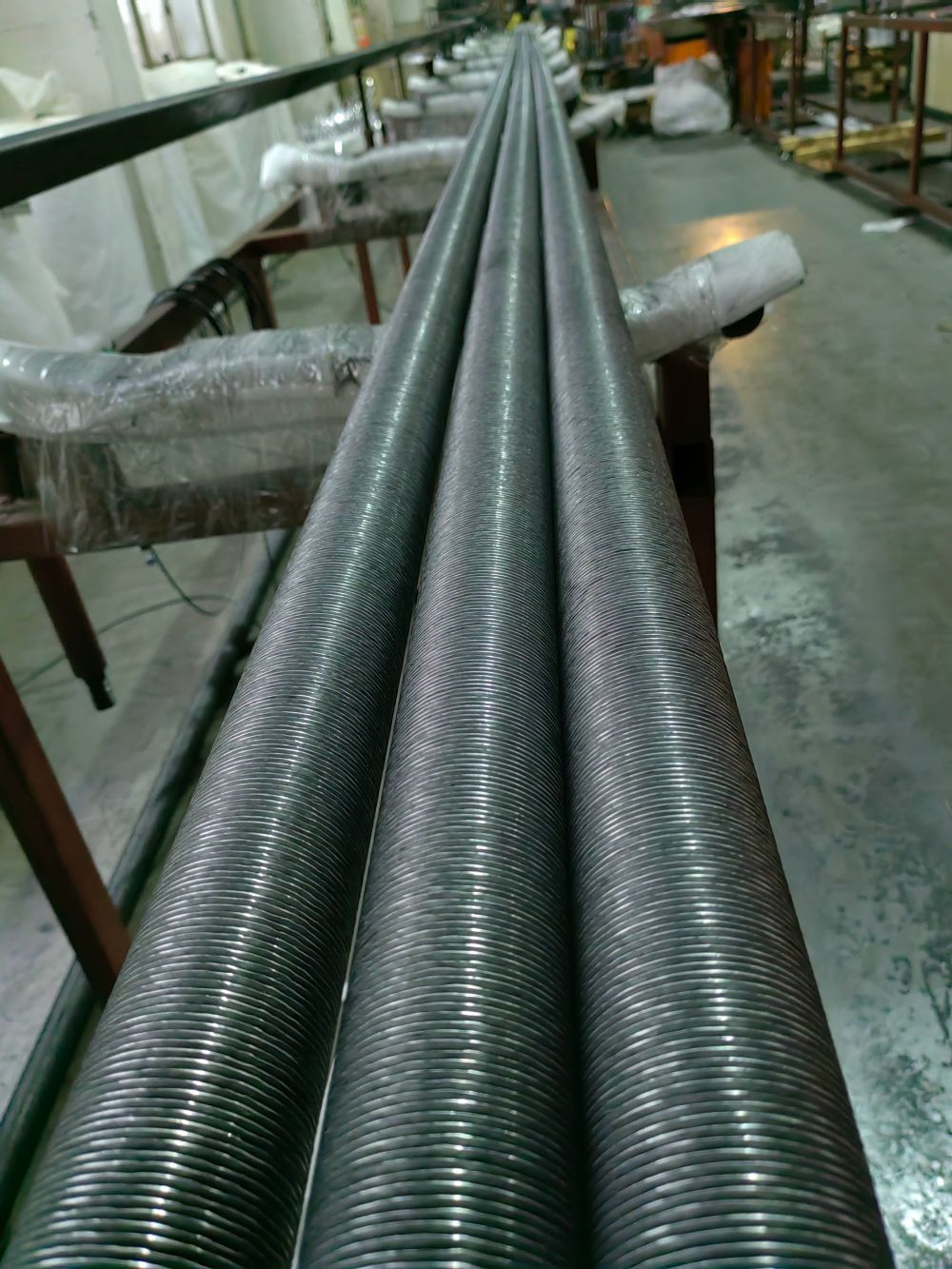 Finned Aluminum Tubing DELLOK Тип G Рыбчатая трубка для воздухоохладителя