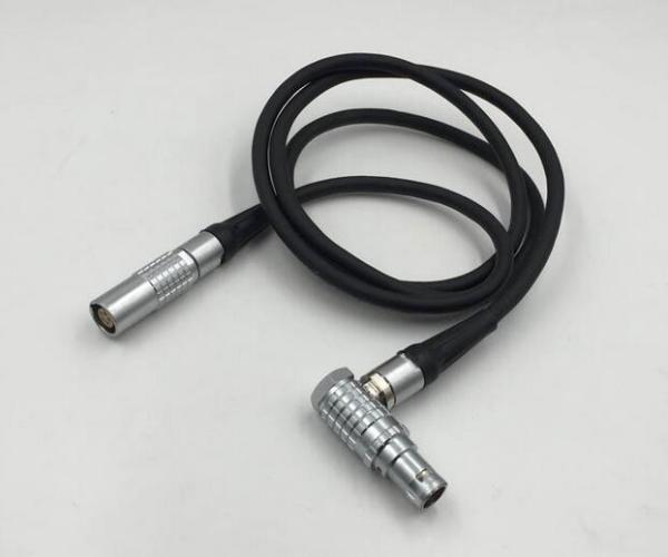 2 Pin Lemo 90 Degree Right Angle To 4 D-Tap Splitter Cable For RED DSMC2 Jetpack RTmotion Sidekick