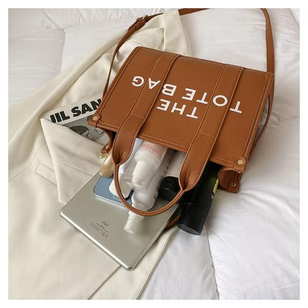 Brown Absolute Guarantee Female Sling Shoulder Bags Solid Color Ladies Tote Bag For Women Trendy Stylish Handbag