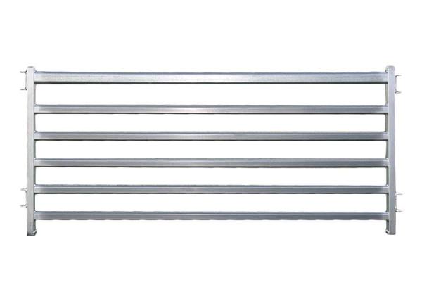 Galvanised Steel Sheep Odm Heavy Duty Cattle Panel 30mm X 60mm Rail 1.1m X 2.1m 6 Rail