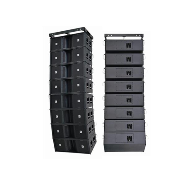 Tour Audio Line Array Speakers Sound System Rental Double 12 Inch