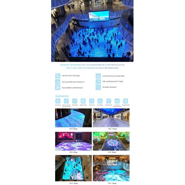 LED DJ Style Mirror Dance Floor For BAR/Disco Night Light Music Play Pub Stage Dyeing Led Dance Floor