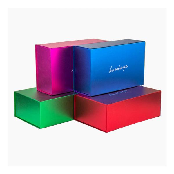CMYK Printing Drawstring Cardboard Foldable Magnetic Closure