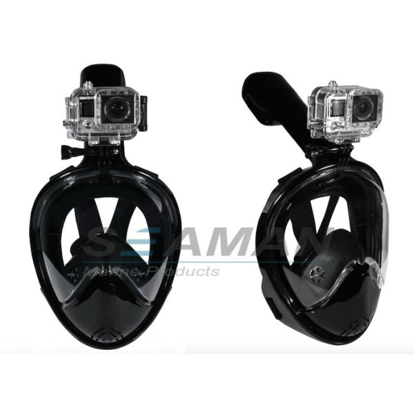 маска шноркеля полной стороны взгляда 180 ° открытая свободная дышая с безламповым предотвращает отражение кляпа