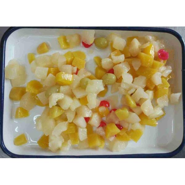 Коктейль законсервированного плода питания дома/ресторана в тяжелом сиропе 30 Оз