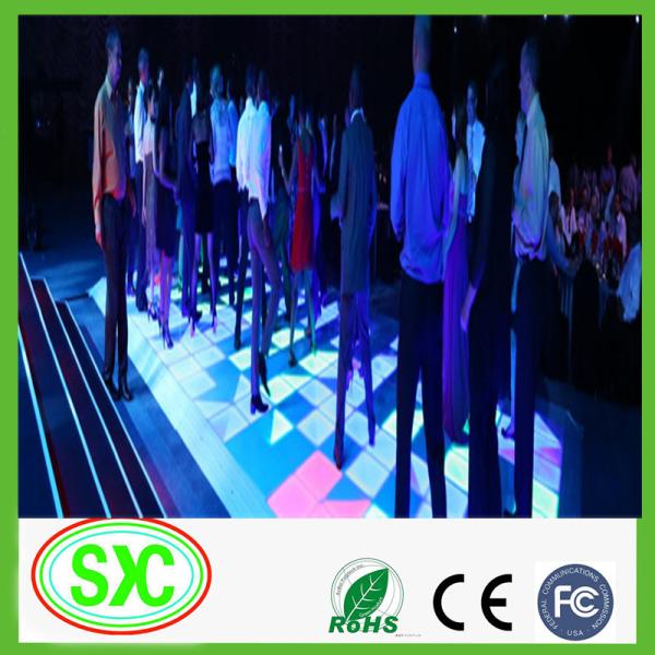 Fashionable Indoor Dance Floor With 6.25mm Pixel Pitch , 250mm*250mm interactive led dance floor screen