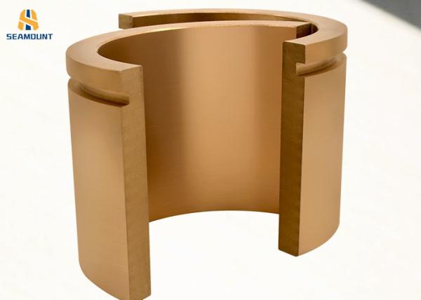 Nature Color OEM Copper Split Bronze Bushings Of Machine Spare Parts