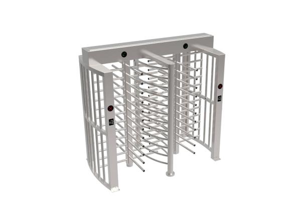 DOOR Indoor Outdoor Waterproof Full Height Turnstile Security Gate Dual Channel