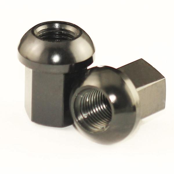 32MM M14x1.5 Black Aluminum Lug Nut for PORSCHE