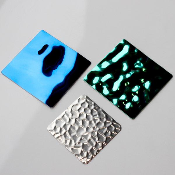 Big wave pattern corrugated steel China Factory Price ASTM/AISI/SUS 304 316 blue Water Ripple Stainless Steel Stamping