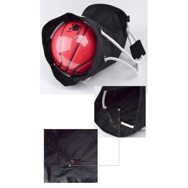 Large Capacity Canvas Sport Drawstring Bag Black Color 30 . 5 * 17 * 46CM