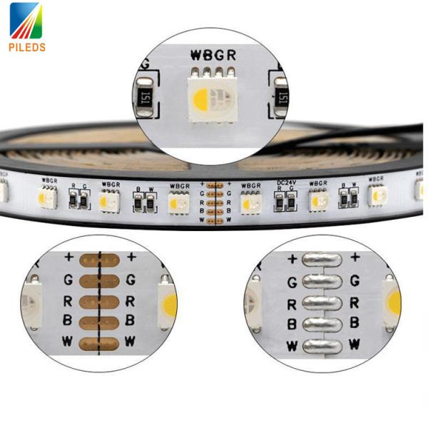 4 цвета в 1 чипе RGB+CCT светодиодный лента smd 5050 60led/m DC 12V 24V RGB CW WW RGBW RGBWW гибкая лента