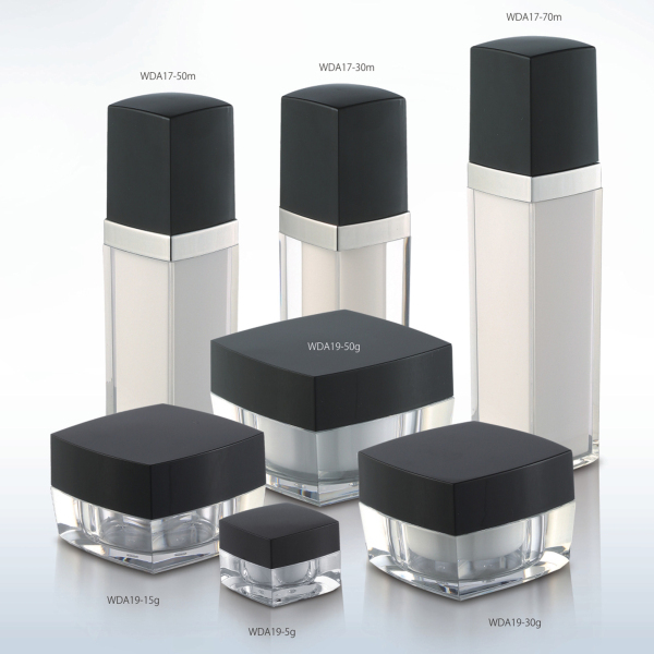 Impresión en pantalla de botellas de bombas cosméticas sin aire 5G/15G/30G/50G/30ml/50ml/70ml