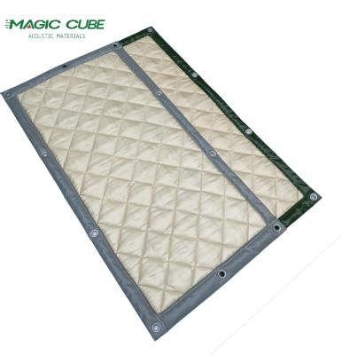 Polyester Wool Outdoor Noise Barrier Fire Resistance For construction site