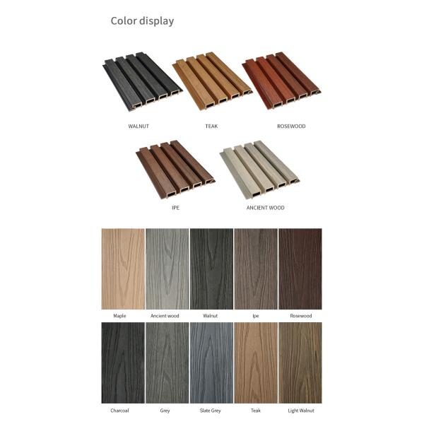 Factory Weatherproof Co-Extrusion WPC Outdoor Wall Cladding