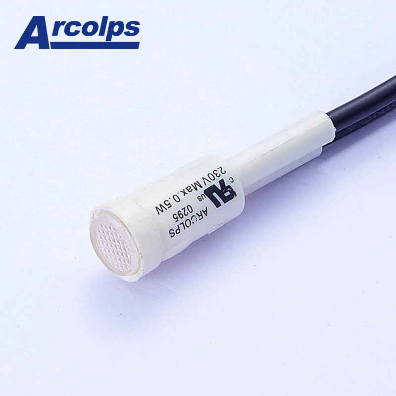 For UL Certified Industrial Grade Neon Indicator LED Light in Red for 110V 230V Electronic Devices