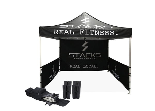 Trade Show Outdoor Folding Tent Booth Canopy Tent Easy Setup 3M X 3M / 4M X 4M