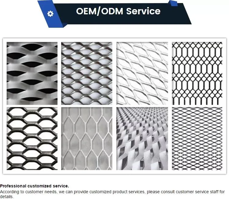 Factory Direct Sales Aluminum/Stainless Steel Plate Expanded Metal Mesh