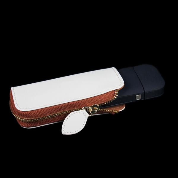 Honorable Customized Genuine Leather case for E-Cigarettes sleeve for Vapor Flask box mod