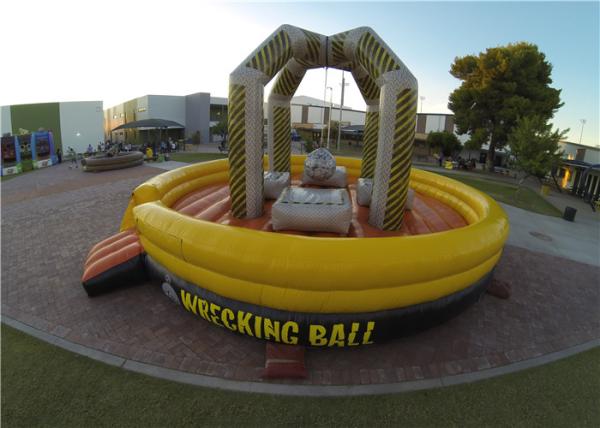 A arena esportiva inflável de Wrecking Ball coloca patim do à prova de água da ginástica o anti