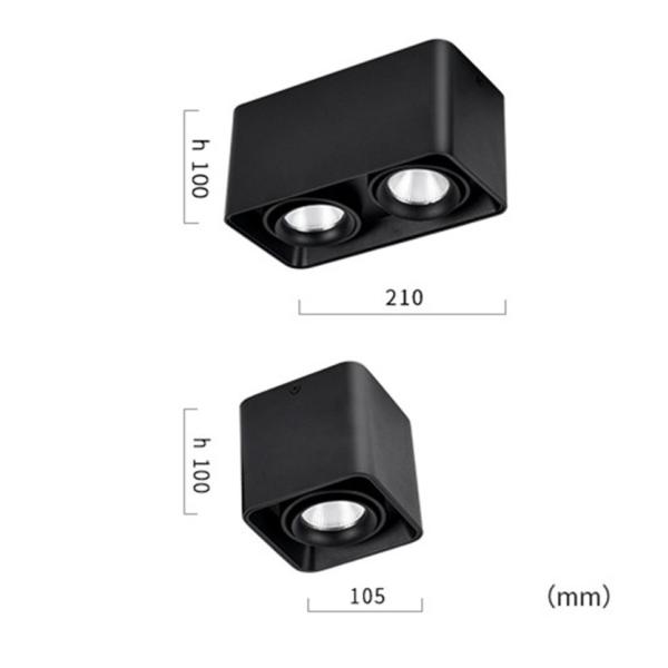 Modern Industrial Length 210mm Ceiling Hanging Pendant Spot Lights
