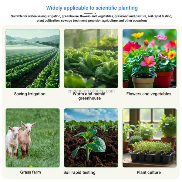 RS485 Soil Multi Parameter Sensor 8-in-1 EC pH NPK Temp Moisture Detection Agriculture Greenhouse Use