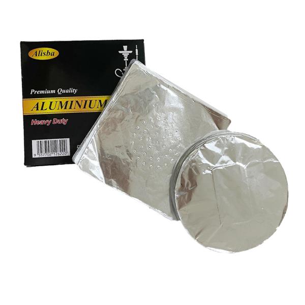 Folha de alumínio de Shisha Hookah com furos Folha de alumínio de papel com tratamento composto