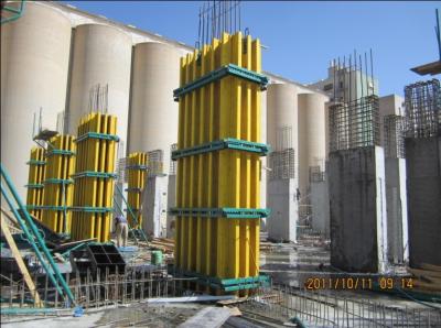 Tough Square / Rectangle Concrete Column Formwork With Variational Dimension
