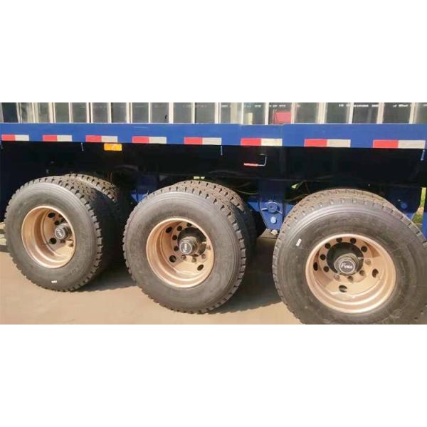 3 Axle Air Suspension 45Ft 60T Flatbed Semi Trailer