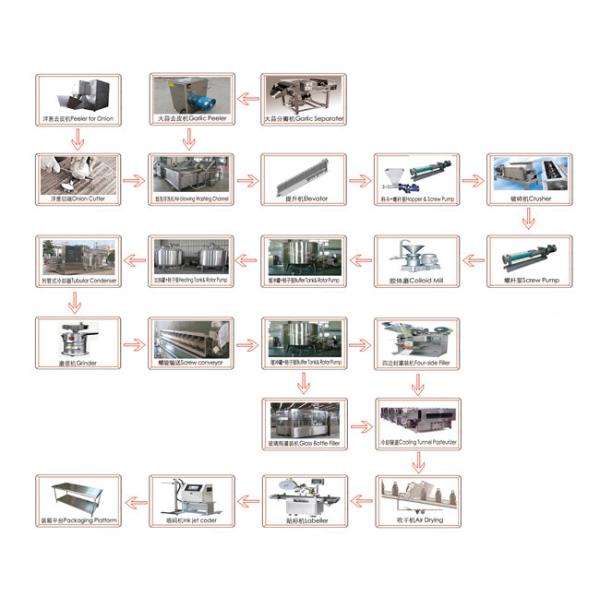 Standard Fruit And Vegetable Processing Line Onion Paste / Garlic Production Machine