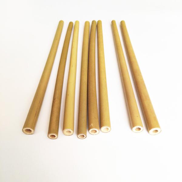 Durable Disposable Bamboo Straws Straw Healthy Natural Straw Coffee Cold Drinking