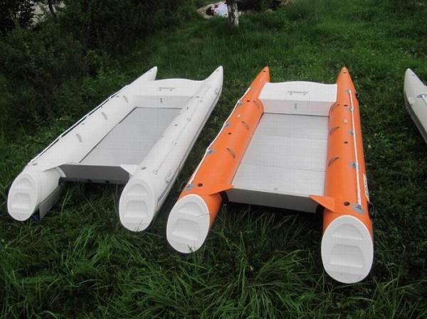 Strong Catamaran Work Boat Durable And Hand Crafted With SS Transom
