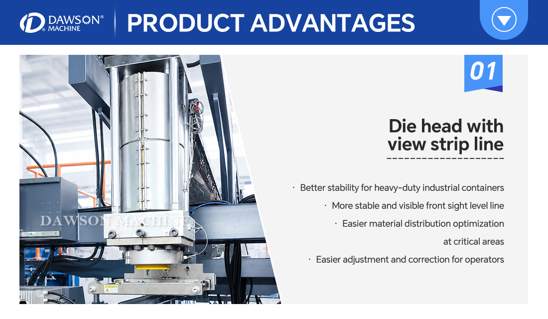 Automatic DSB100II-30L HDPE Plastic Container Blow Molding Machine 30L HDPE Jerry Can Blow Moulding Machine