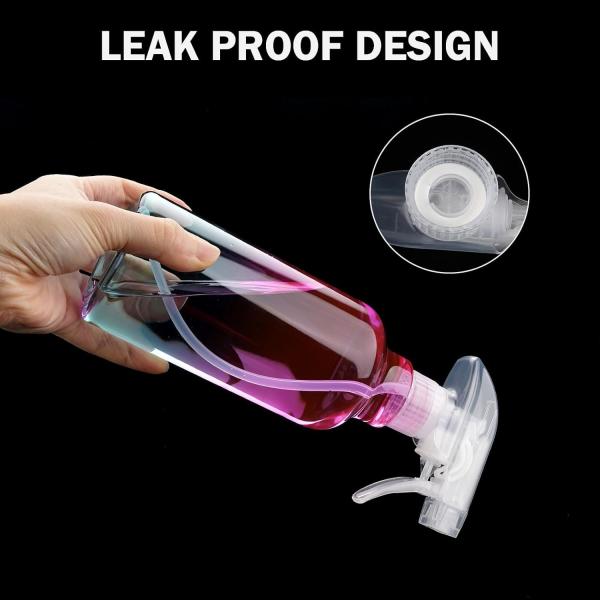 Colorful Plastic Spray Bottle For Hair Premium Leak-Proof Travel Bottles  UV Protection  BPA Free Multi Purpose