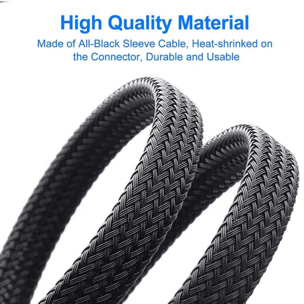 1 to 5 Ways 4 Pin Splitter PWM PC Fan Hub Power Supply Cable for ATX Computer Case 4 Pin and 3 Pin Cooling Fans