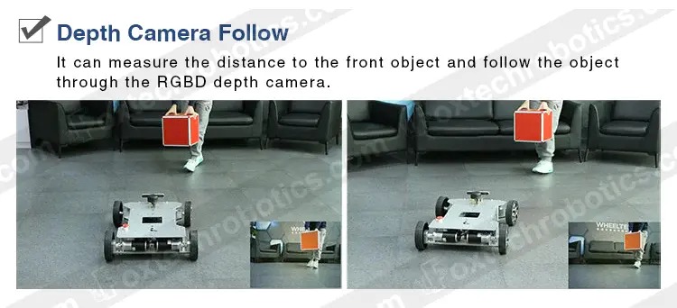 R350 Plus Nano LiDAR Follow Tracking Navigation Mapping 4-Wheeled Robot Chassis ROS AI Car