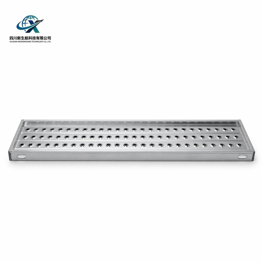 Tubular Galvanized Scaffold Walkboard 2000mm 2400mm 3000mm 4000mm With Diamond Hole Pattern