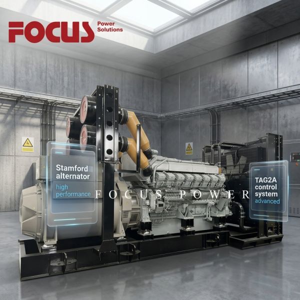 4016TAG2A Powered Perkins Diesel Generator Set Open Type Coupled With Stamford S7L1D-G41