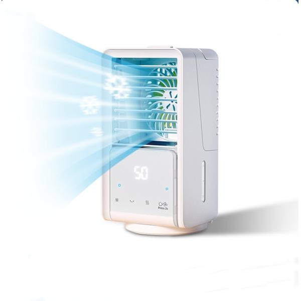 Portable 4000mAh Air Fan Cooler Mini Power Supply 9W Small Air Conditioners For Home Rechargeable