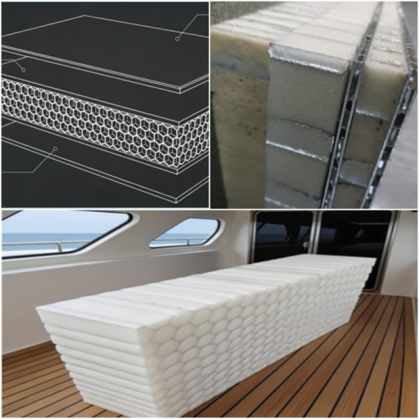 Aluminum Honeycomb Core Can Be Filled With High Medium And Low-Density Foam Materials