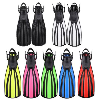 Colorful Flexible Sleek Scuba Diving Fins Underwater Scuba Diving Flippers
