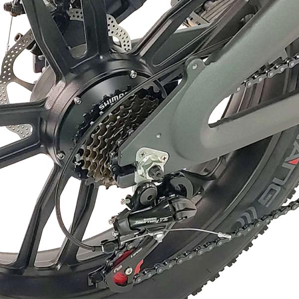 Lightweight 20 Inch 500w Fat Tyre Folding Electric Bike