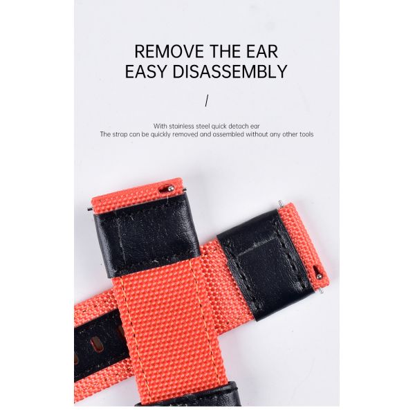 Classic Adjustable Nylon Strap · Customizable Logo