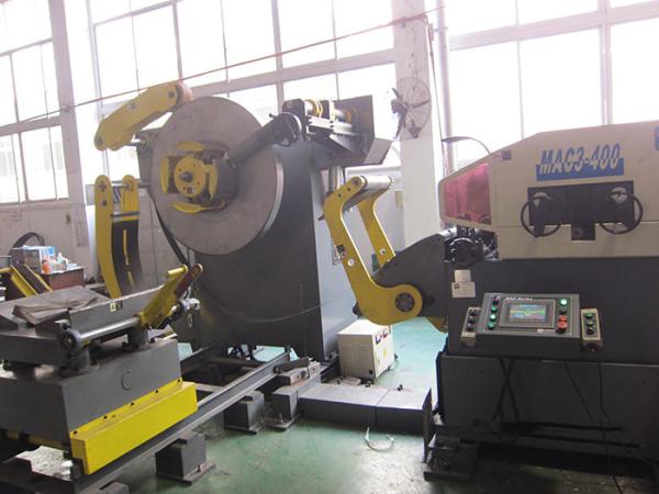 Material Frame Nc Servo Roll Feeder Straightening Machine CE ISO Certification