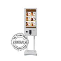 Quiosco del monitor de la pantalla táctil del servicio del uno mismo que ordena 32 pulgadas con el escáner/la impresora de QR