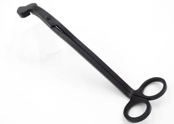 Stainless Steel Daily Household Items Matte Black Wick Cutting Scissors