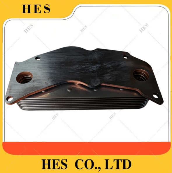 61500010334 5KG Oil Cooler Weichai Engine Spare Parts