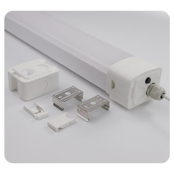 IP65 Aluminum 120 Degree Beam LED Tri-proof Light Fixture For Warehouse Lighting