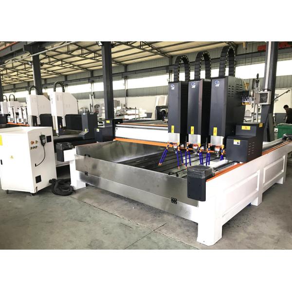 4 Axis Stone Carving Machinery Granite Marble Polished Cutting
